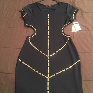HOST PICK Coogi Black cut out dress never worn!